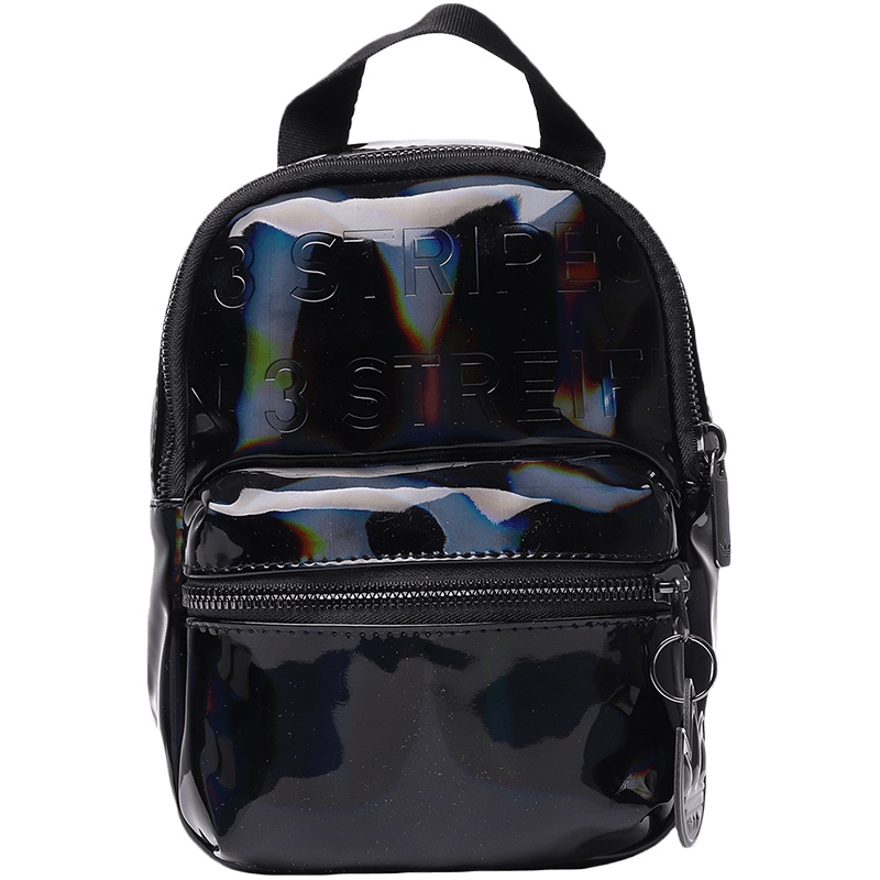 阿迪达斯三叶草女包双肩包镭射双肩包运动休闲小肩包GD1659