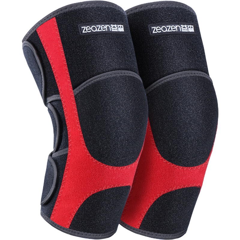 益森(ZEAZEN) 医用保暖护膝男女中老年人 老寒腿关节凉关节炎风湿膝盖热敷 礼盒包装 红色自发热 均码