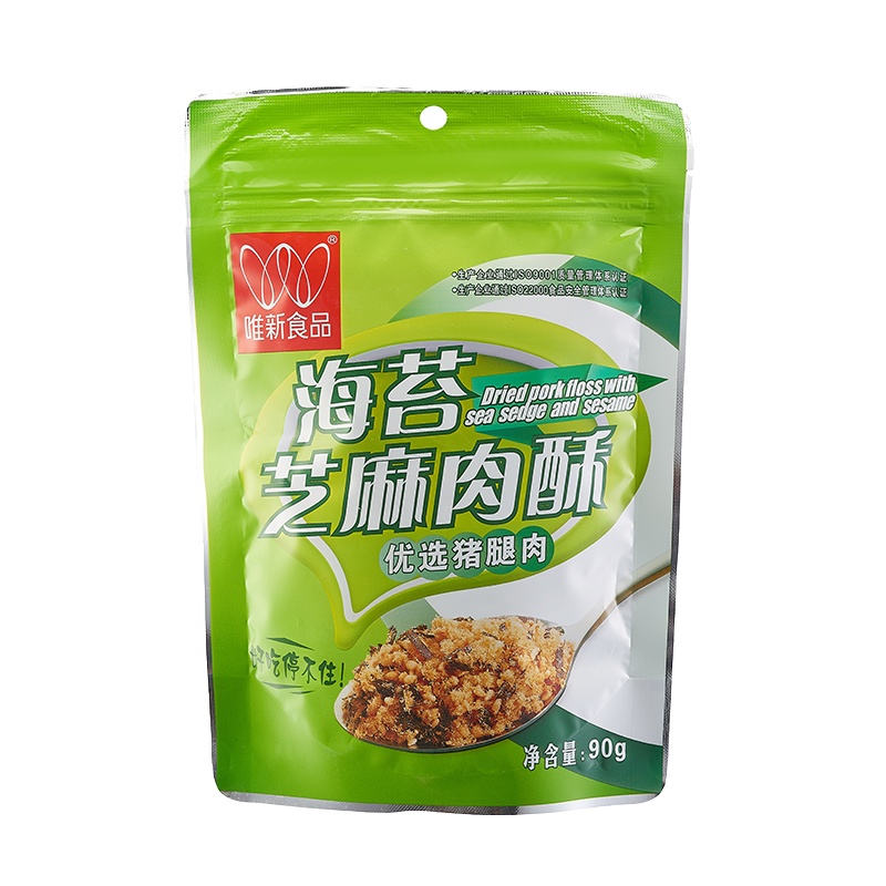 唯新 海苔芝麻肉酥 肉松90g*3袋