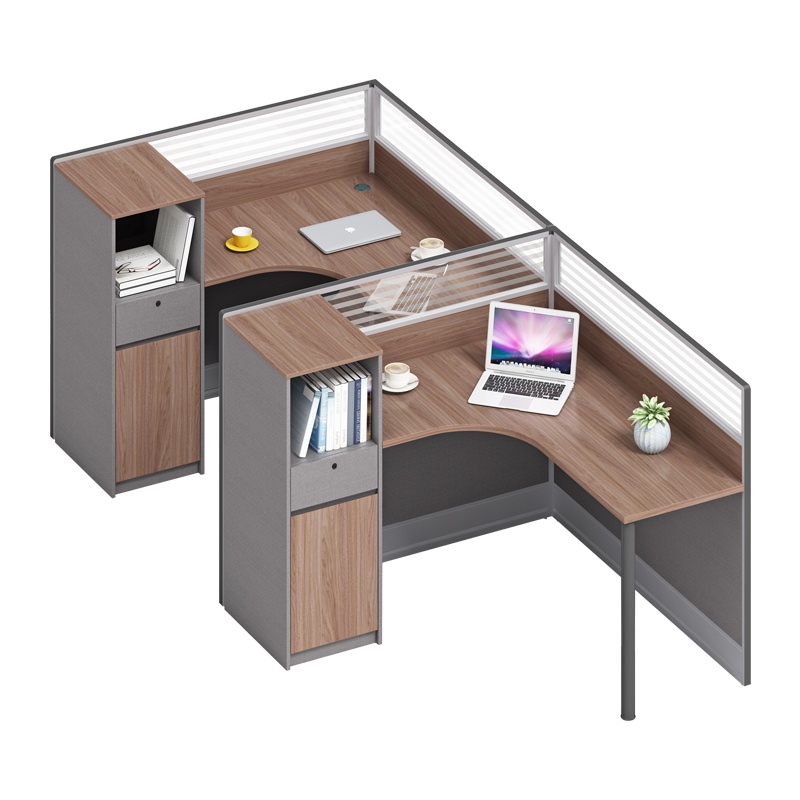 科朔 办公桌职员桌 员工桌 板式屏风桌 两人位 KS-06L3029L&R