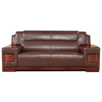 汉超广东款加厚牛皮三人位沙发CJ-922