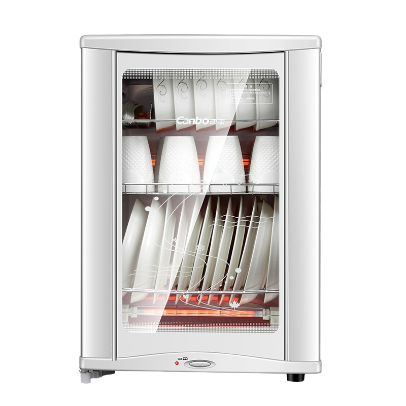 康宝(canbo) 消毒柜 立式家用 小单门 高温二星级 消毒碗柜 一键消毒 RLP60D-7