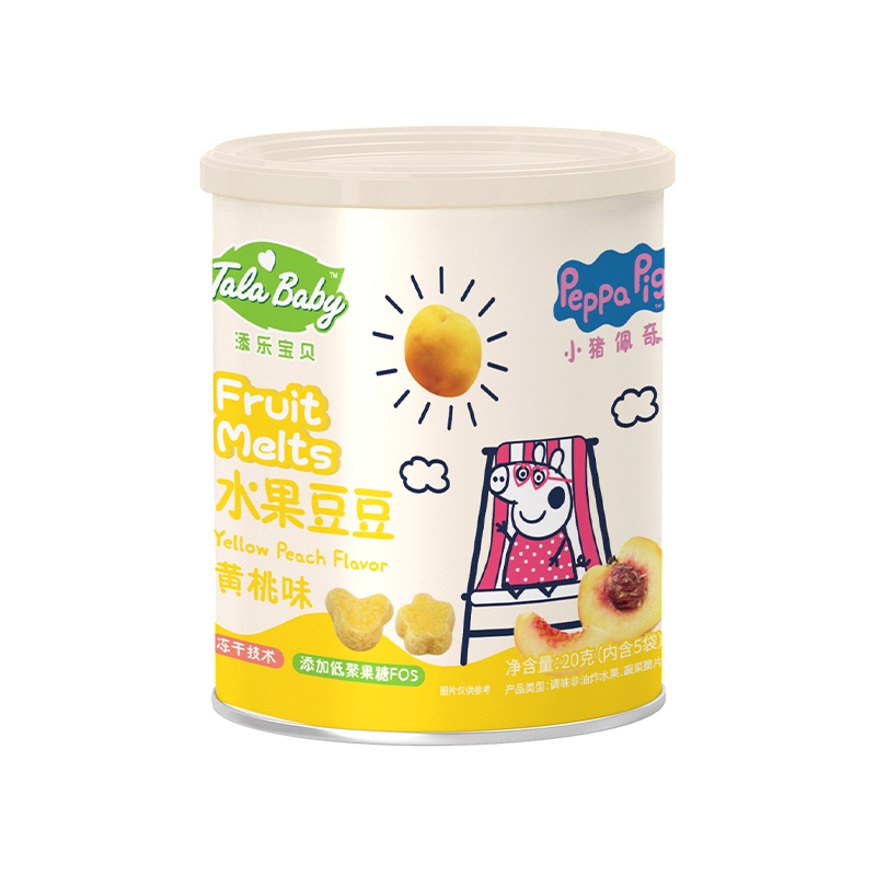 TalaBaby水果豆豆(黄桃味)20g
