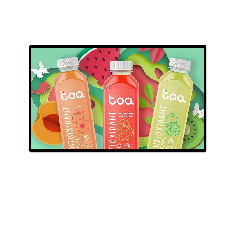 森克 55英寸壁挂高清广告机 智能安卓数字标牌网络版广告机电视宣传屏 超薄LED液晶显示屏 分屏多媒体广告一体机 电梯横竖海报宣传屏 触摸屏查询一体机