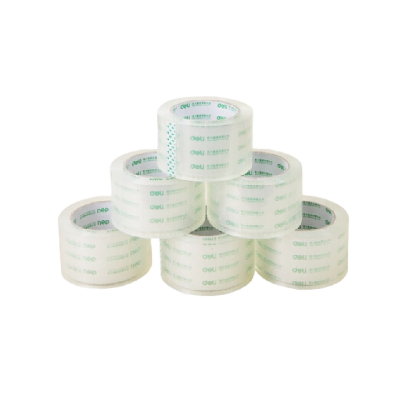 透明胶带 得力(45mm*60m,6卷装)