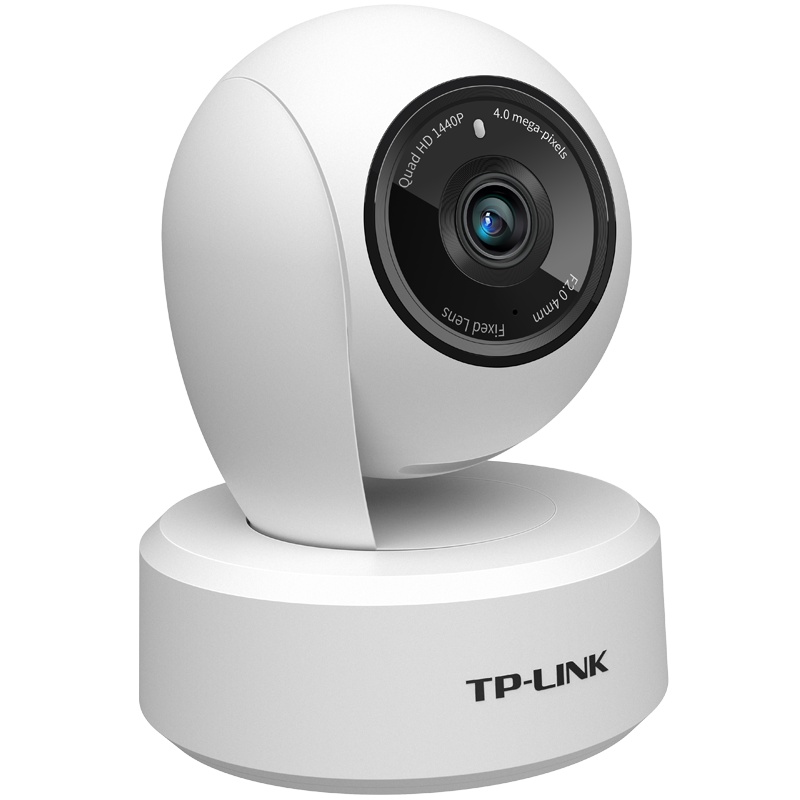 TP-LINK 无线监控摄像头 400万高清云台 TL-IPC44AN-4家用网络智能安防摄像机手机远程+128G内存卡