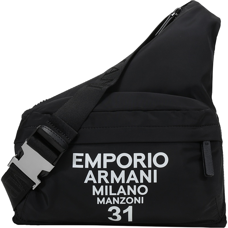 EMPORIO ARMANI 阿玛尼 男士 织物单肩斜挎包 Y4M233 YJJ9J