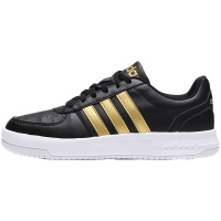 【自营】adidas男鞋板鞋春秋季CUT帆布篮球运动鞋EE3826 EE3826黑色/暗金金属