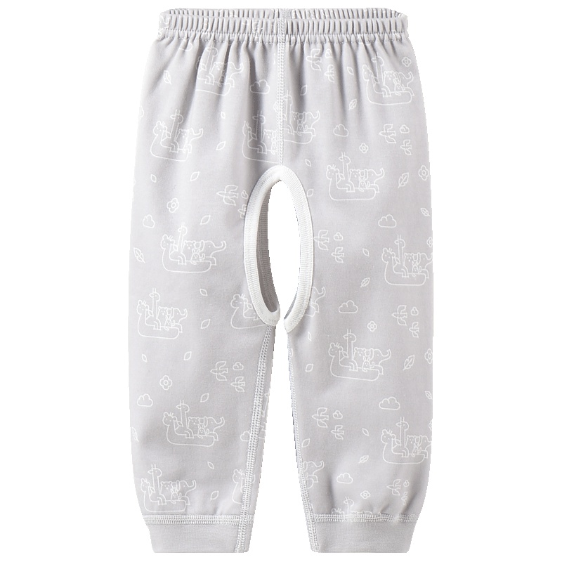 童泰TONGTAI春季婴幼儿内衣纯棉单件下衣1-18个月宝宝开裆裤子秋裤婴幼儿通用80cm