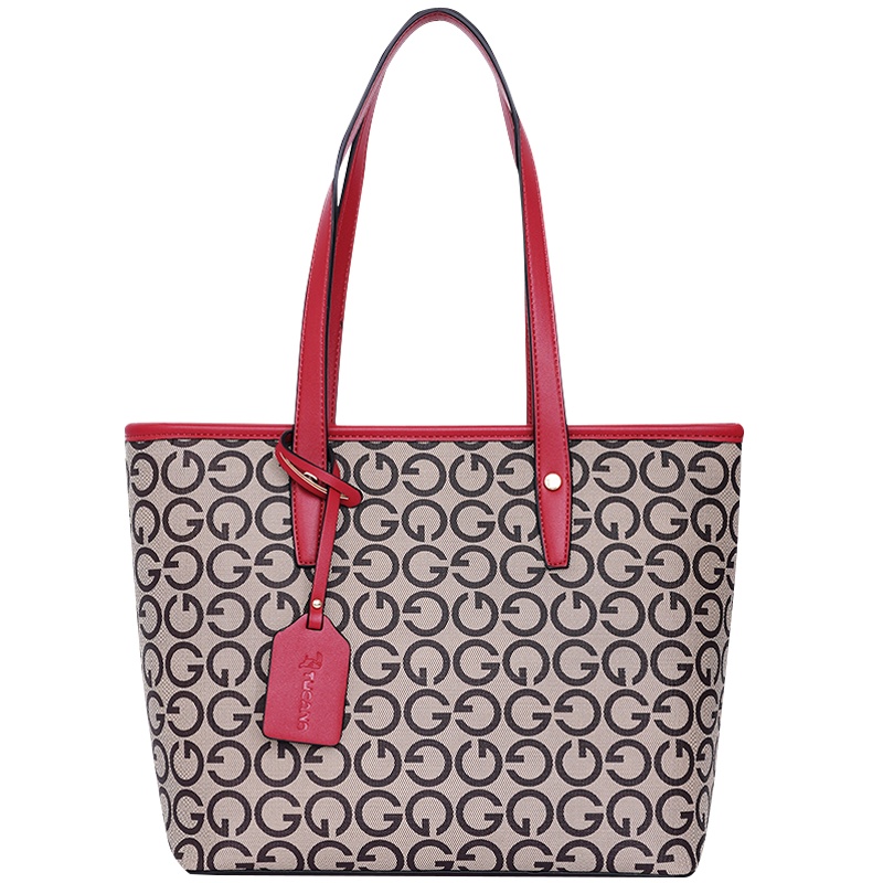 啄木鸟女包新款2019女包包托特包女士单肩包手提包大容量印花女包