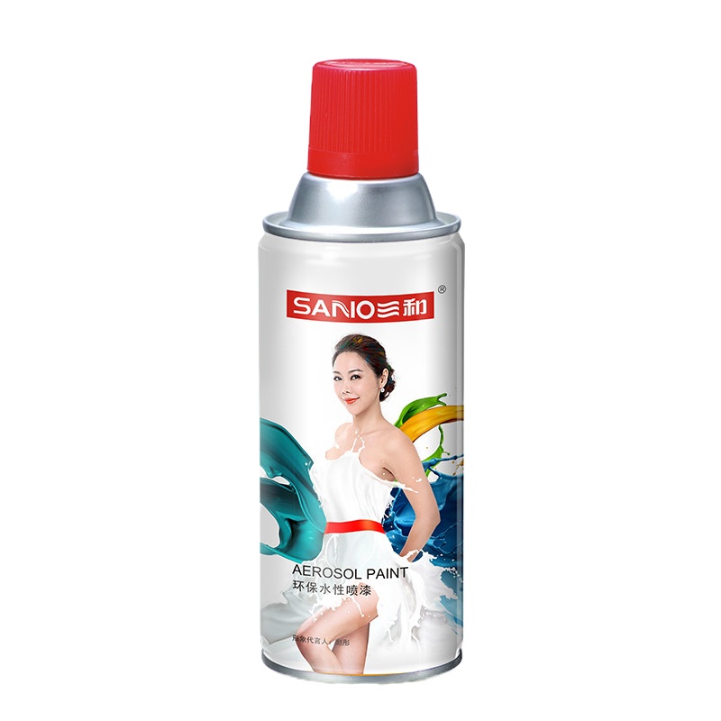 三和 手摇自喷漆 金属防锈漆 划痕修复漆 环保水性漆 J8A.6橙红色12支/箱