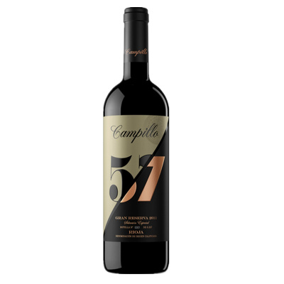 西班牙原瓶进口干红葡萄酒 Campillo(卡皮罗) 57 Gran Reserva 特级珍藏陈酿57款 红酒里奥哈产区