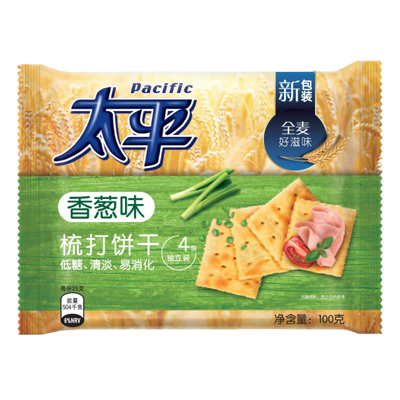 太平梳打饼干100g