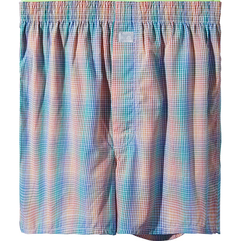 七匹狼【纯棉】1条装亲柔全棉格子阿罗裤春夏季纯棉睡裤男士睡衣家居服