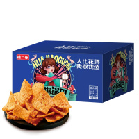 傻二哥花椒锅巴混合大礼包年货礼盒装 418g 椒香味/爆辣味/麻辣味 清脆爆香醇香回味解馋休闲小零食