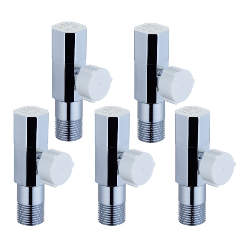 潜水艇(Submarine)全铜三角阀套装 冷热通用止水阀 国标4分进出水口