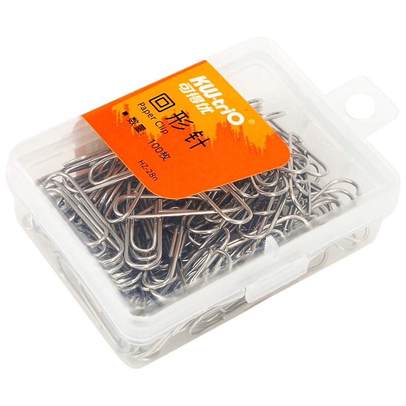 可得优(KW-triO)HZ-28N 大头针 回形针 10盒/组