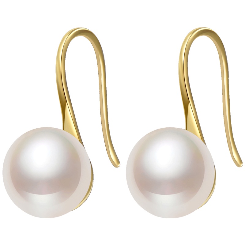 佰色传情925纯银珍珠耳环女高级感简约百搭耳饰小众设计银耳钉潮