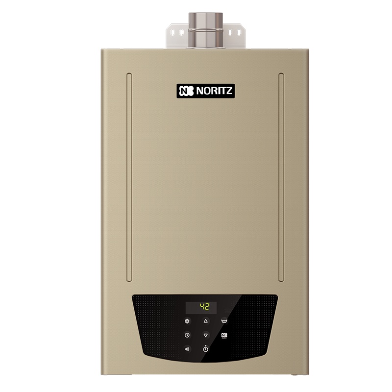 能率(NORITZ) 16升彩壳燃气热水器天然气 智控恒温 带水量伺服器GQ-16PA6AFEX-G04 (麦落)高端机