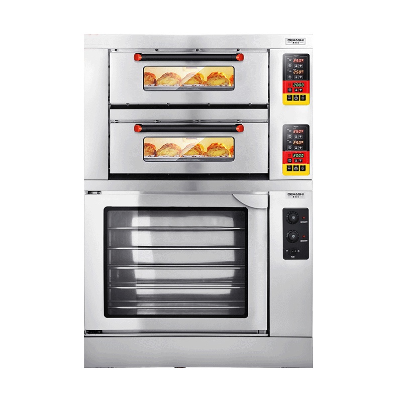 德玛仕 DEMASHI 烤箱商用组合烤箱发酵箱上烤下醒一体机 商用烤箱DKL-102Z[SD01]+发酵箱FJX-5