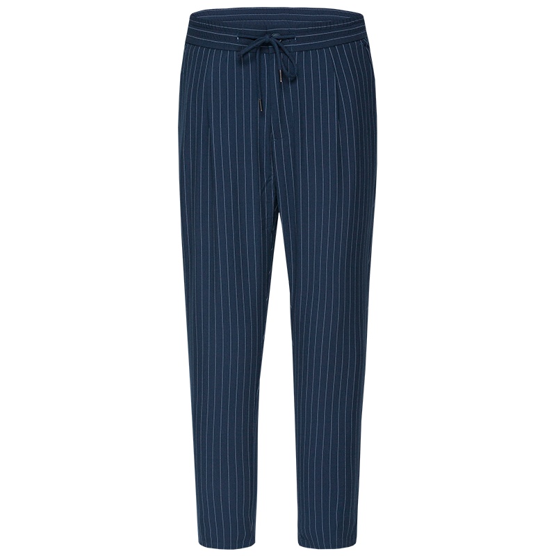 森马牛仔裤竖条纹男生年轻春秋时尚弹力青年青春韩版潮流牛仔裤男