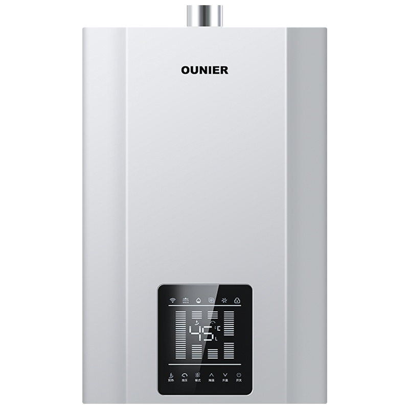 欧尼尔(OUNIER)16升家用 燃气热水器JSQ30-A816零冷水全屋巡航 精准恒温系统 全面安防系统 健康洗净呵