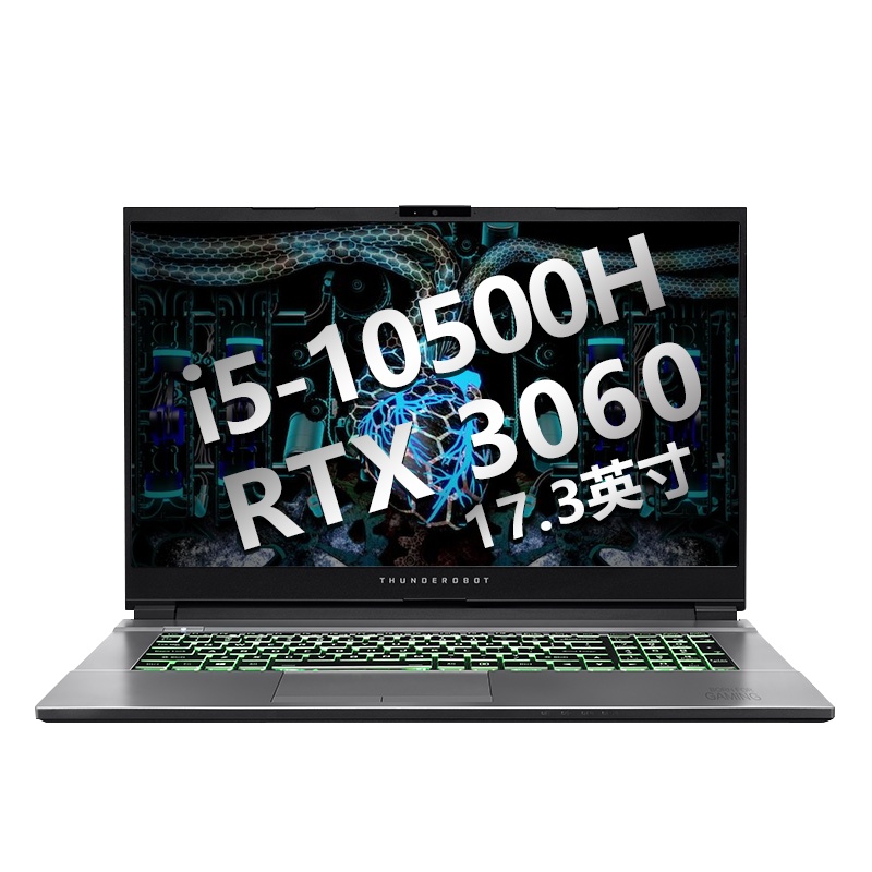 雷神 游戏本(THUNDEROBOT) 911 Plus2代 17.3英寸 笔记本电脑 (十一代i7-11800H 16G 1T固态硬盘 RTX3060笔记本 144Hz)定制版