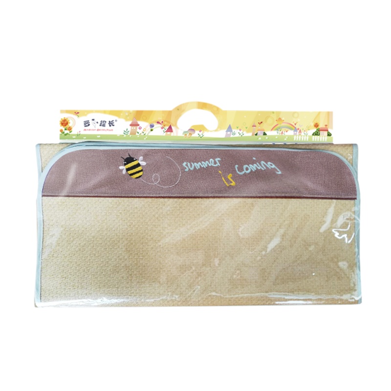 萝卜探长孕婴童凉席婴儿床凉席双面席宝宝藤席幼儿园新生儿床夏季婴儿席1-3岁60*120cm