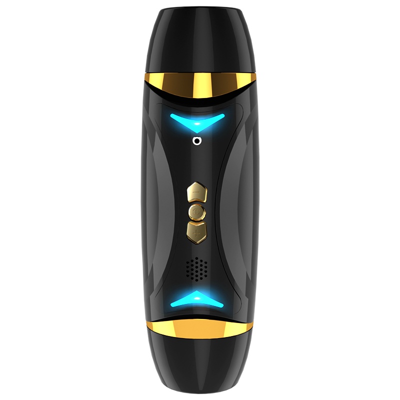 久爱(JIUAI)双煞电动飞机杯全自动伸缩男用自慰器智能互动发声音真阴名器夹吸倒模双通道情爱玩具成人情趣性用品男性系列