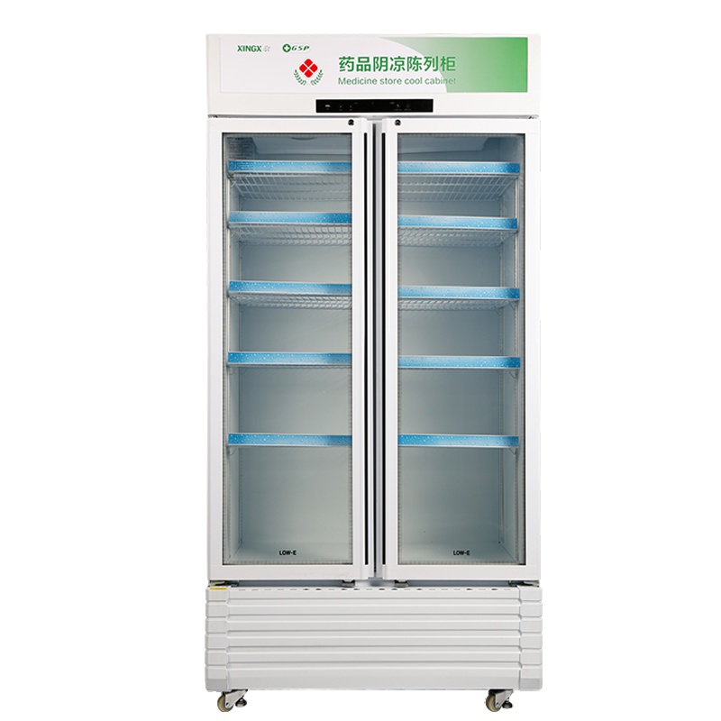 星星(XINGX)610升药品阴凉柜医药柜风冷无霜温湿双显智能WIFI侧开门商用展示柜YC-610WDF