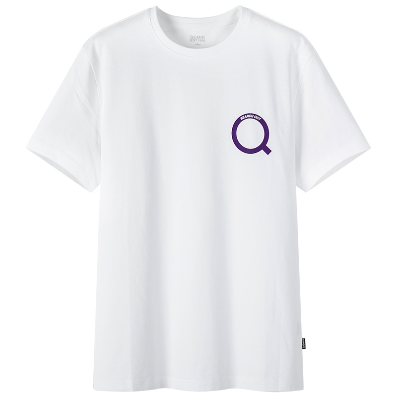 森马夏季短袖T恤圆领休闲打底纯棉体恤宽松t恤男嘻哈短袖