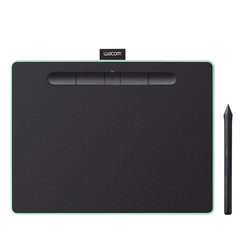 和冠 Wacom CTL-6100WL/E0 数位板 绘画板 4096级压感 电磁压感式 蓝牙/USB2.0 绿色中号