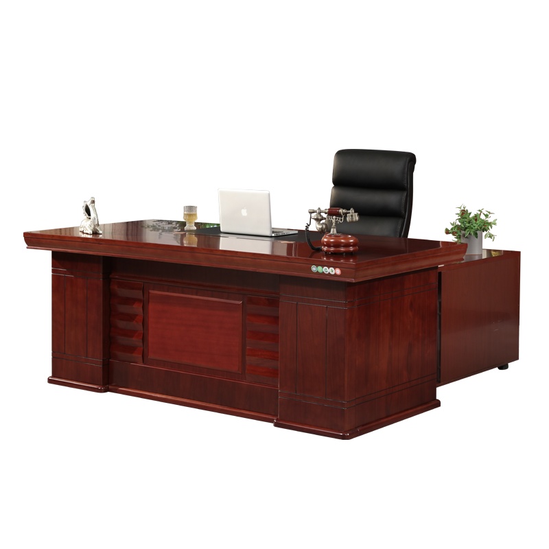 卓澳(ZHUOAO)经理桌老板桌主管桌油漆实木贴皮大班台办公桌