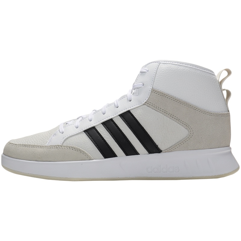 【自营】阿迪达斯男鞋板鞋COURT80S高帮小白鞋休闲运动鞋EE9678