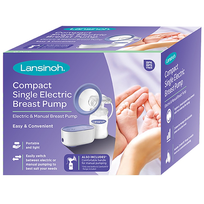 兰思诺( Lansinoh)540971单边电动吸奶器单品一体式便携自动吸乳器迷你手动