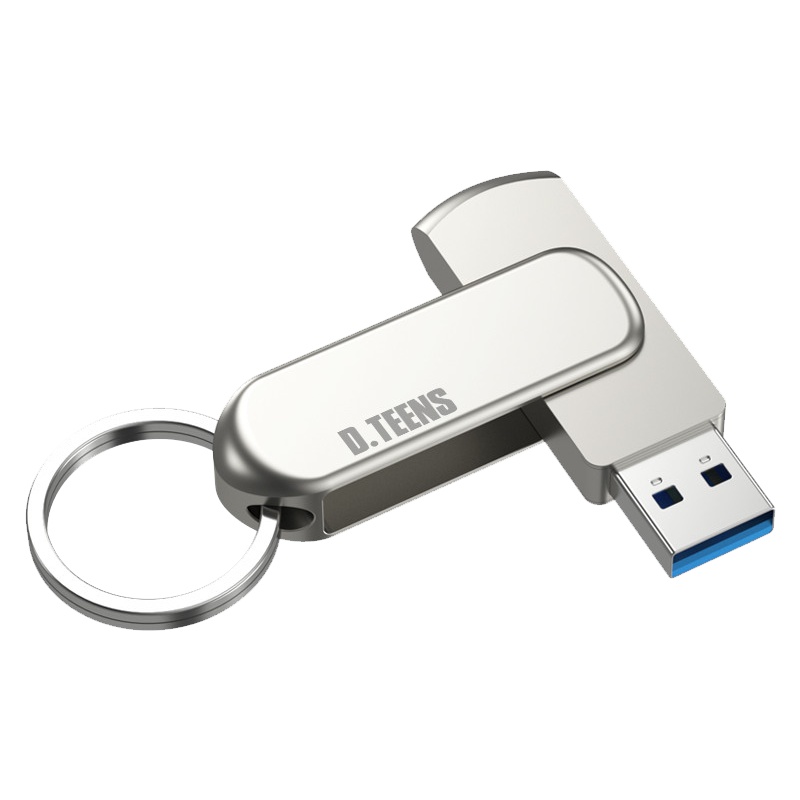 迪汀斯u盘512g 高速USB3.0激光定制刻字优盘个性旋转金属创意u盘U8-512