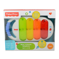 [苏宁自营]Fisher Price 费雪 拍打小木琴 CBH77 塑料玩具 适合3个月以上宝宝