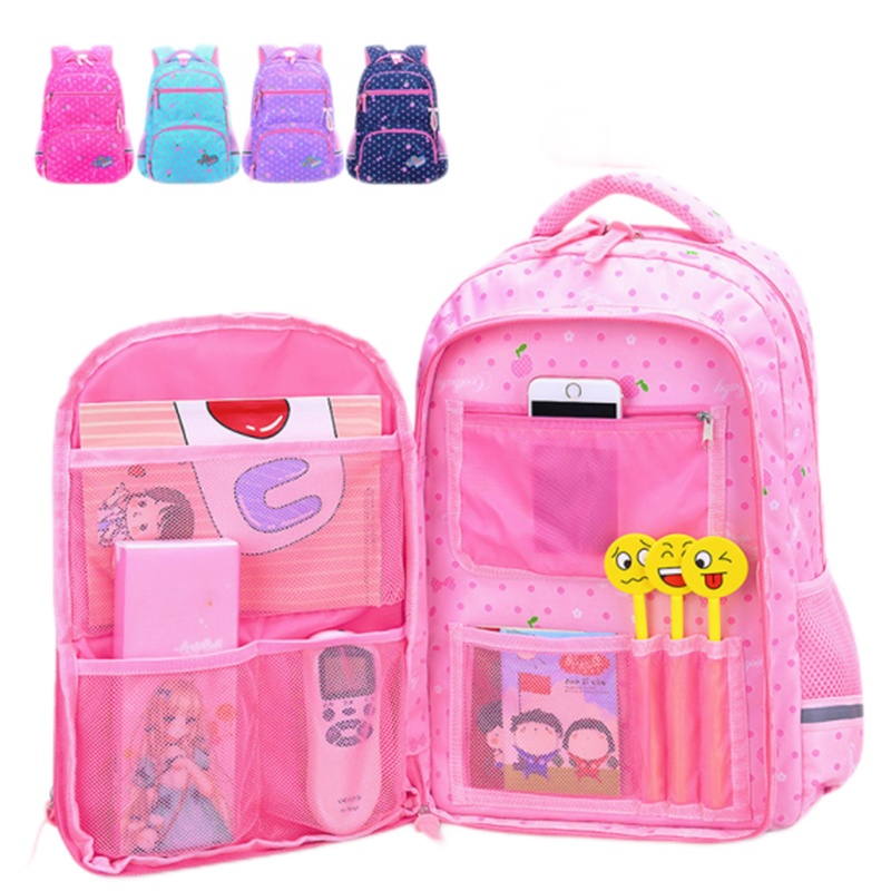 迪嘉乐新款书包小学生儿童女生书包韩版大容量女孩轻便减负背包