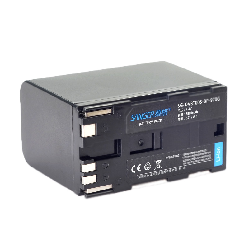 桑格BP970/BP975佳能XF315 XF300 XF105 XF100 XF205 XF200摄像机C100 电池