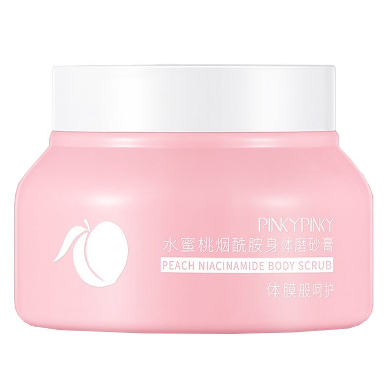 缤肌水蜜桃滋养肌肤深层清洁烟酰胺磨砂膏 保湿身体磨砂膏韩国原料