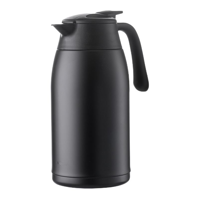 企购优品日本mojito保温水壶家用不锈钢保温壶户外保温瓶暖壶暖瓶热水瓶 黑色 TK-THL-2000-MTBK
