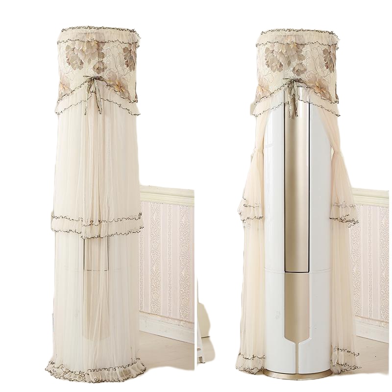 空调套防尘罩海尔美的格力立式圆柱柜机客厅圆形开机不取空调罩子 荷塘-开机不取 格力i畅/i享/云酷/臻静爽/优铂