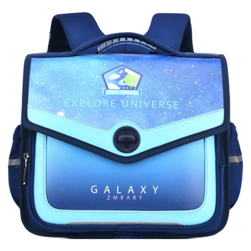 迪嘉乐简约新款小学生书包横款一到六减负护脊男生大容量卡通儿童双肩包