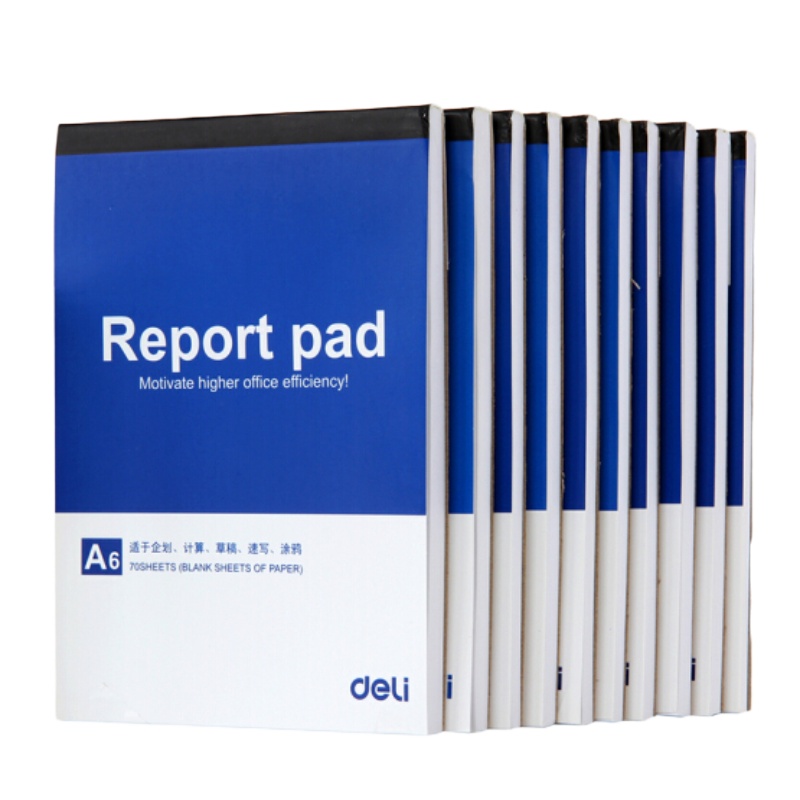得力(deli) 7713 10本A6/70张随身便签本便条本留言本草稿本草稿纸办公用品