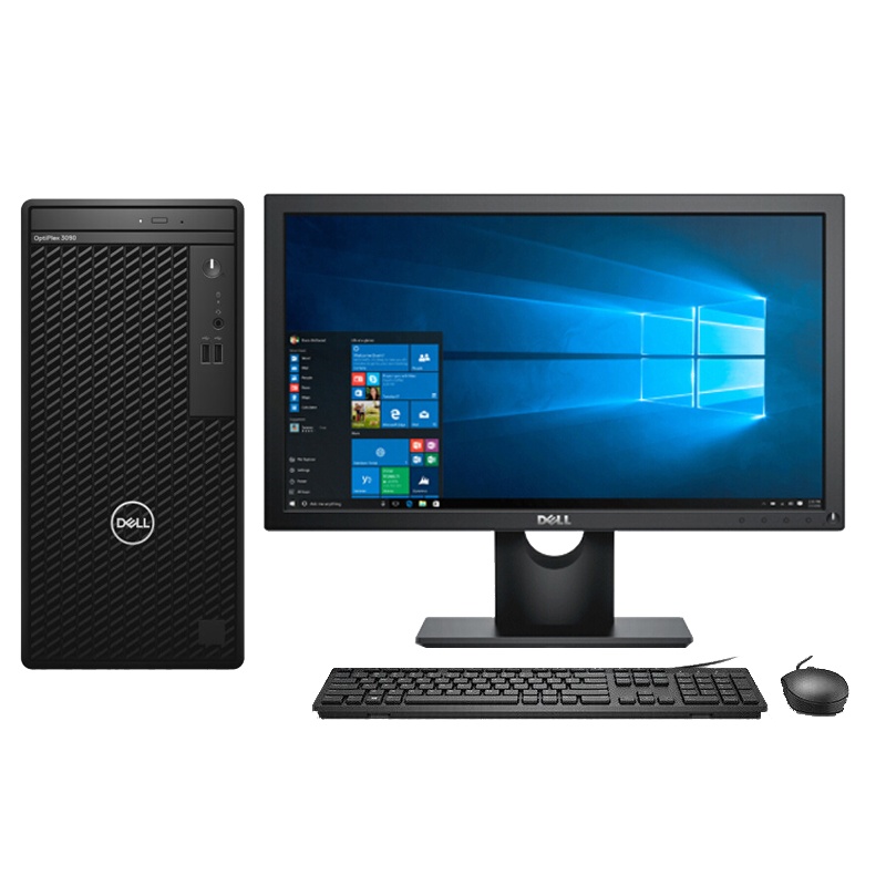 戴尔(DELL)OptiPlex7090MT 商用台式电脑 23.8英寸屏(i5-11500 16G 1T+512GSSD 2G独显 DVDRW)