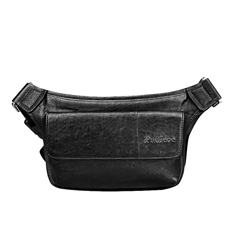【顺丰配送】手机包男士腰包男士腰包男真皮胸包男士斜挎包男士收钱腰包胸包多功能男士背包GYB170541H