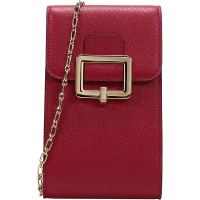 BALLY 巴利 女士 皮质单肩斜挎包手机包 JYLLIAN W BL