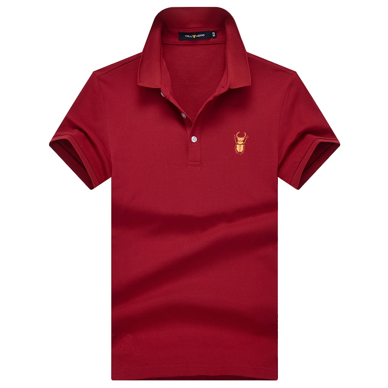 雅鹿男装夏季商务休闲男士Polo衫短袖t恤男士t恤短袖AS24EXTB00181