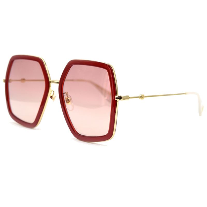 GUCCI/古驰（倪妮景甜同款）新年限量款优雅摩登系列华贵神秘款假日旅行版女士太阳镜GG0106S日本进口适合亚洲人士