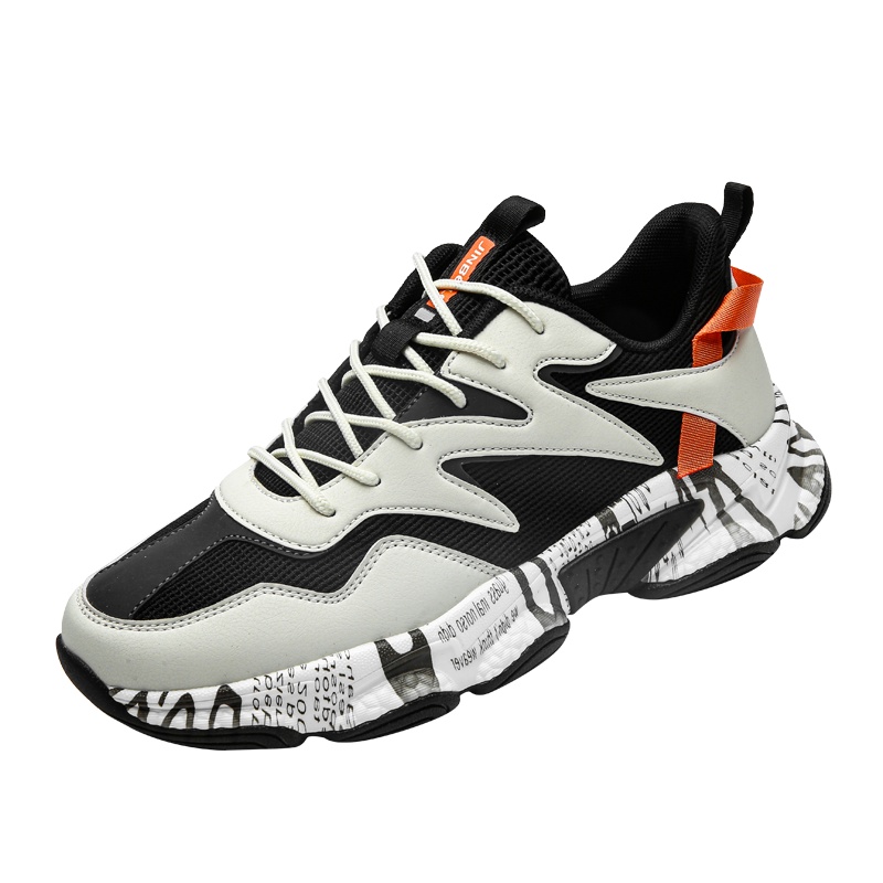 男青年高档新款青少年老爹鞋运动鞋网面透气休闲鞋学生跑步鞋男